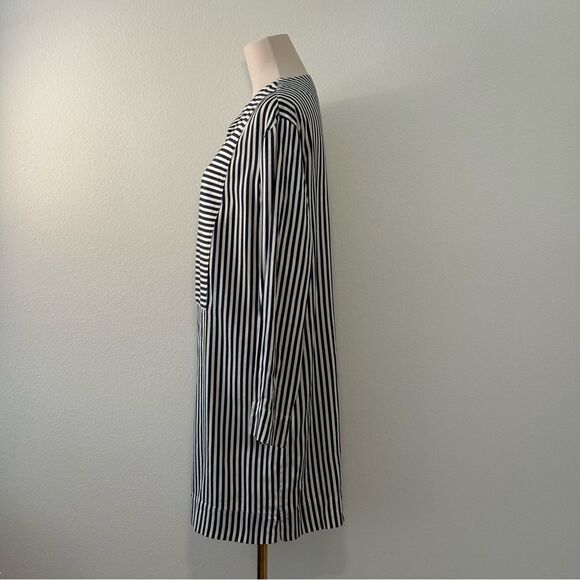 Piazza Sempione Dress Blue White Stripes Nautical Women’s Size 4 / IT 36 - Picture 7 of 11